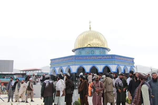 از نماد «بیت‌المقدس» در قلب کابل رونمایی شد + عکس و فیلم