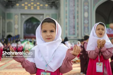 گزارش تصویری | مراسم «فرشتگان مقاومت» یادبود شهدای مظلوم میناب در حرم مطهر امام رضا (ع)