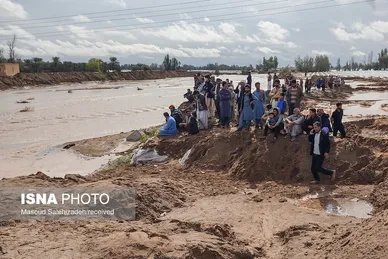 سیل در جنوب کرمان