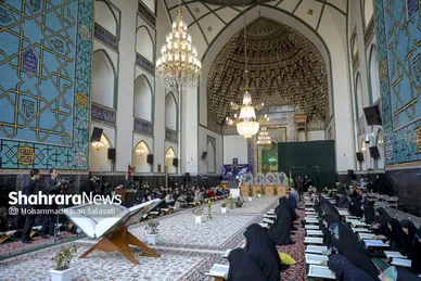 گزارش تصویری | جزء خوانی قرآن کریم در مسجدگوهرشاد حرم مطهر رضوی