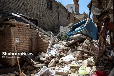 انفجار شدید یک ساختمان مسکونی در بلوار فاطمیه مشهد
