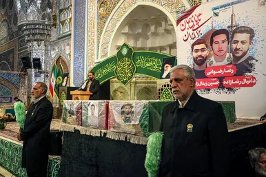 تشییع با شکوه ۳ شهید مدافع امنیت در مشهد
