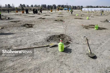 گزارش تصویری | مراسم هفته درختکاری در بوستان بهار مشهد (۱۱ اسفند ۱۴۰۳)