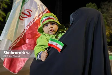 گزارش تصویری |حضور جامعه ورزش مشهد در سی و هشتمین شب شکوه حضور مردم در خیابان‌های مشهد