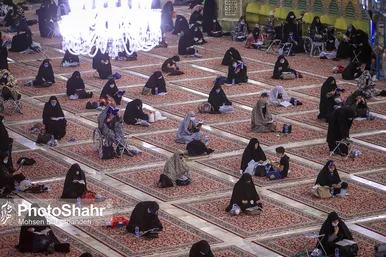 مراسم احیاء شب ۲۱ ماه مبارک رمضان در حرم مطهر رضوی