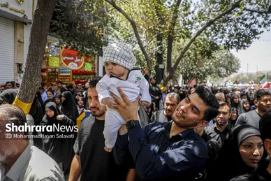 گزارش تصویری | تشییع پیکر مطهر ۱۵ شهید حملات خصمانه اخیر رژیم صهیونیستی به ایران در مشهد مقدس (جمعه ۶ تیر ۱۴۰۴)