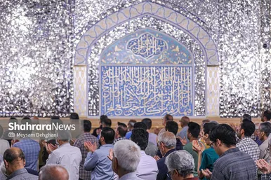 گزارش تصویری | اقامه نماز عید سعید قربان در حرم مطهر رضوی