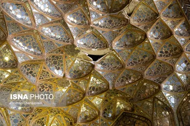 عکس| آسیب به باغ موزه چهلستون اصفهان در تجاوز آمریکا و رژیم صهیونیستی