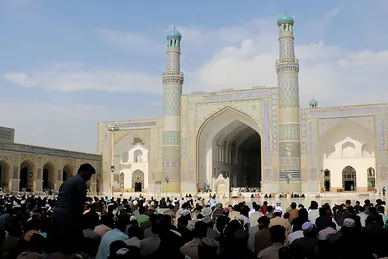نماز عید فطر در مسجد جامع هرات