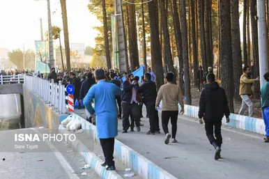 تصاویری از حادثه تروریستی گلزار شهدای کرمان