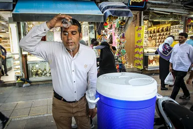  گرمای هوا در مشهد