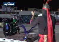 احیای سنت تعزیه‌خوانی | روایتی از برنامه‌های موکب‌الزینب (س) در منطقه سیدی مشهد + فیلم