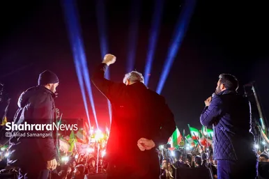 مراسم رونمایی از بزرگترین المان هنری شهری مشهد با عنوان «وطن»