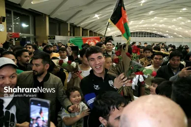 بازگشت تیم ملی فوتسال افغانستان به مشهد