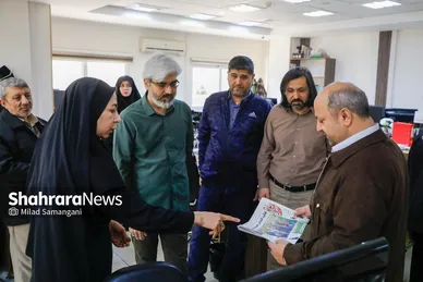گزارش تصویری | بازدید معاون رسانه‌ای و تبلیغات وزارت فرهنگ و ارشاد اسلامی از موسسه فرهنگی شهرآرا