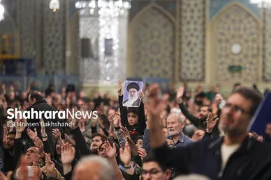 گزارش تصویری | مراسم احیای اولین شب قدر در حرم مطهر امام رضا (ع)