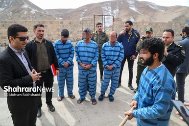 گزارش تصویری | بازسازی صحنه جنایت در روستای جغری