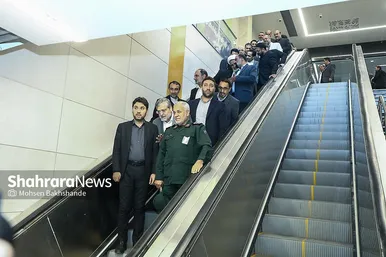 مراسم بهره‌برداری از دسترسی اصلی ایستگاه الندشت