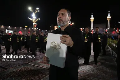 گزارش تصویری | مراسم خطبه خوانی حرم مطهر رضوی در شب شهادت امام رضا(ع)