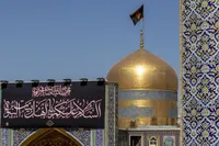 ویدئو| سیاه‌پوشی حرم رضوی در سوگ شهادت امام حسن عسکری (ع)