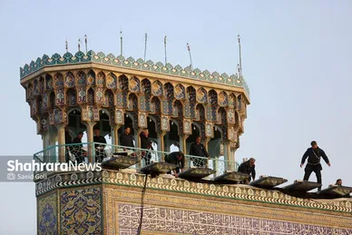 گزارش تصویری| آیین اذن عزای محرم در حرم مطهر رضوی (پنجشنبه ۵ تیر ۱۴۰۴)