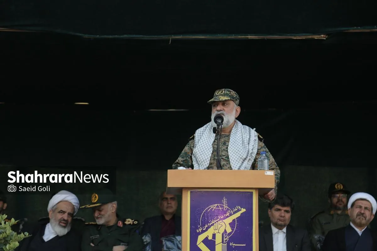 سردار نقدی در مشهد: تا آخرین نفس و تا آخرین قطره خون، پای ارزش‌های انقلاب ایستاده‌ایم
