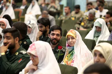 اولین اختتامیه جشنواره زوج های جوان نیروهای مسلح در مشهد
