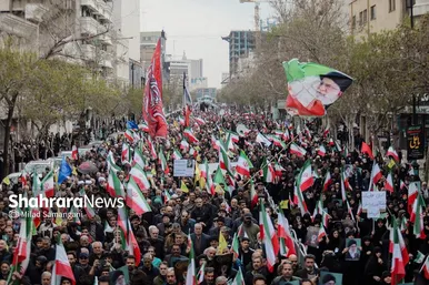گزارش تصویری | خروش انقلابی نمازگزاران جمعه مشهد در محکومیت جنایات رژیم صهیونیستی و آمریکا