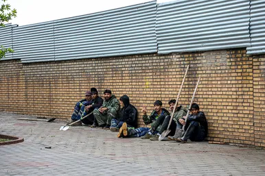 سیل در خیابان های مشهد