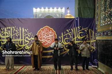 گزارش تصویری | آیین معنوی اعتکاف در حرم امام رضا (ع)