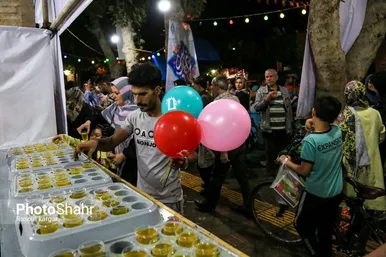 حال و هوای شهر مشهد در شب عید غدیر خم