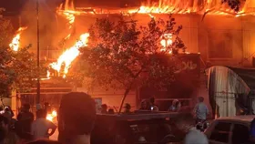 آتش&zwnj;سوزی گسترده میدان شهرداری گرگان مهار شد (۲۶ مرداد ۱۴۰۵)