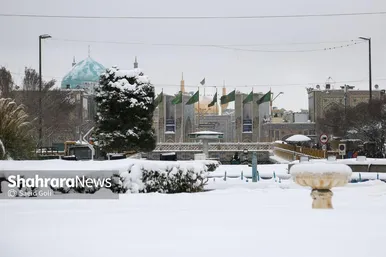 گزارش تصویری | بارش برف در مشهد