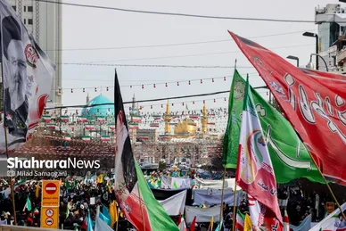 گزارش تصویری | راهپیمایی ۲۲ بهمن ۱۴۰۳ در مشهد