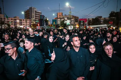 خیمه سوزان عصر عاشورا در مشهد
