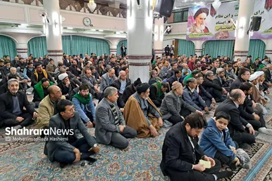 مراسم گرامیداشت شهدای افغانستانی حمله تروریستی کرمان در مشهد