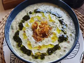 دستور پخت آش سرد سبزواری با طعمی بی&zwnj;نظیر برای روزهای گرم تابستان
