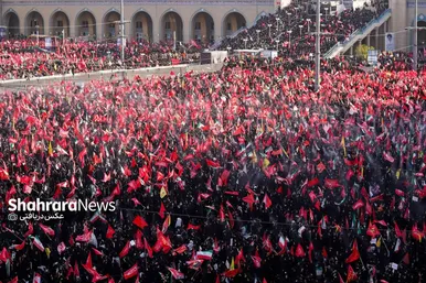 گزارش تصویری | عکس‌هایی از روز دوم وداع در مصلی بزرگ تهران (۱۴ تیرماه ۱۴۰۵)
