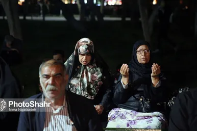 مراسم احیاء شب بیست و سوم ماه رمضان در بوستان های ملت و کوهسنگی