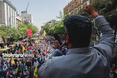 گزارش تصویری | راهپیمایی ضد صهیونیستی مردم مشهد