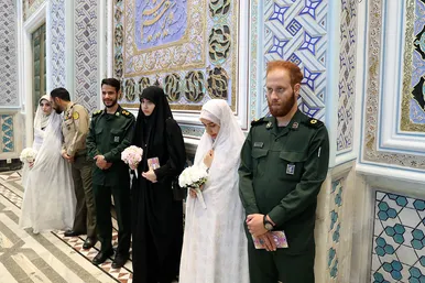 اولین اختتامیه جشنواره زوج های جوان نیروهای مسلح در مشهد