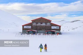 پیست اسکی توچال در روزهای زمستان