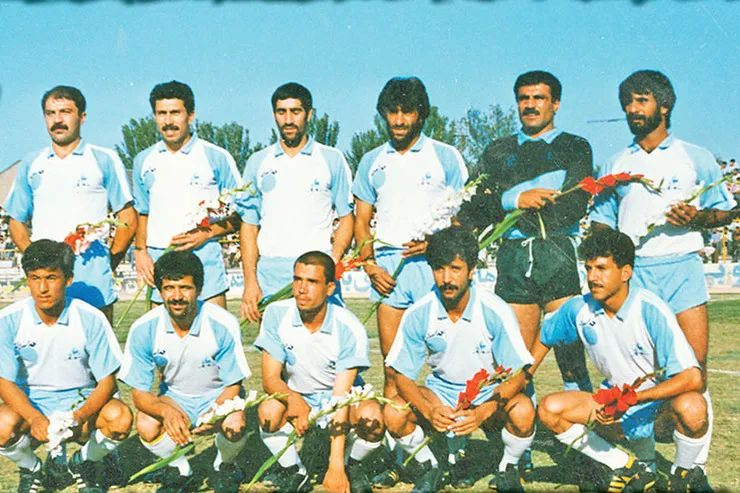 تیم منتخب خراسان با لباس سفید