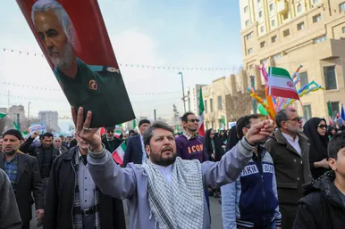 راهپیمایی 22 بهمن در مشهد