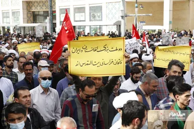 حضور پر تعداد مهاجران افغانستانی در مراسم تشییع پیکر شهید حجت‌الاسلام اصلانی
