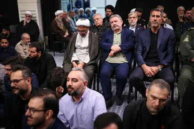 گزارش تصویری | مراسم بزرگداشت شهدای جنگ تحمیلی اخیر با حضور رهبر انقلاب اسلامی