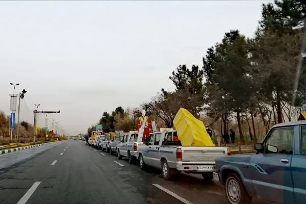 شهروند خبرنگار | استقبال از بهار ۱۴۰۱ در بلوار فرودگاه مشهد