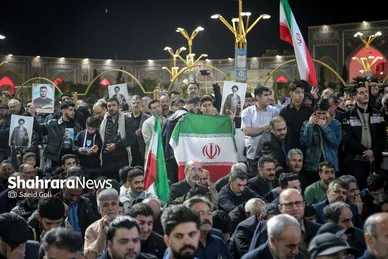 گزارش تصویری | مراسم وداع با شهید مقاومت، حجت‌الاسلام سیداسماعیل خطیب در حرم مطهر رضوی