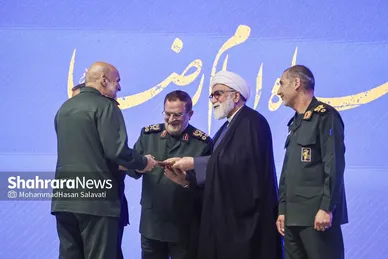گزارش تصویری | مراسم تکریم و معارفه فرمانده سپاه امام رضا(ع)