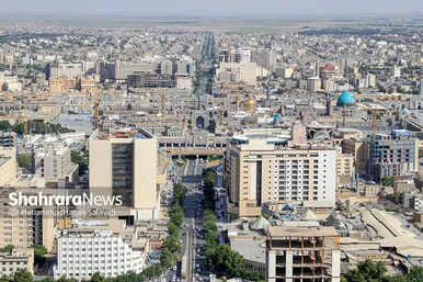 تصاویر هوایی از شهر مشهد و حرم مطهر رضوی